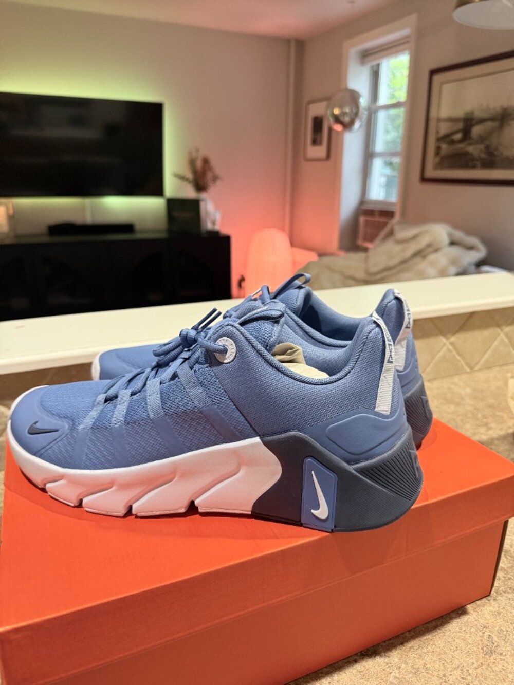 Nike Free Metcon 7 Training Shoes – Indigo Storm / Football Grey – NIB Size 12.5